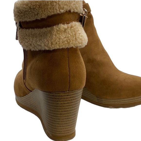 Cheeks Wedge Bootie With Buckle - Picture 5 of 6